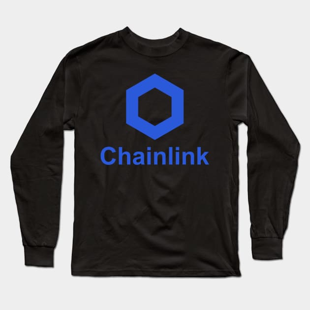 Chainlink Cryptocurrency LINK Crypto Long Sleeve T-Shirt by BitcoinSweatshirts